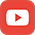 YouTube logo with a white play video symbol on a red background